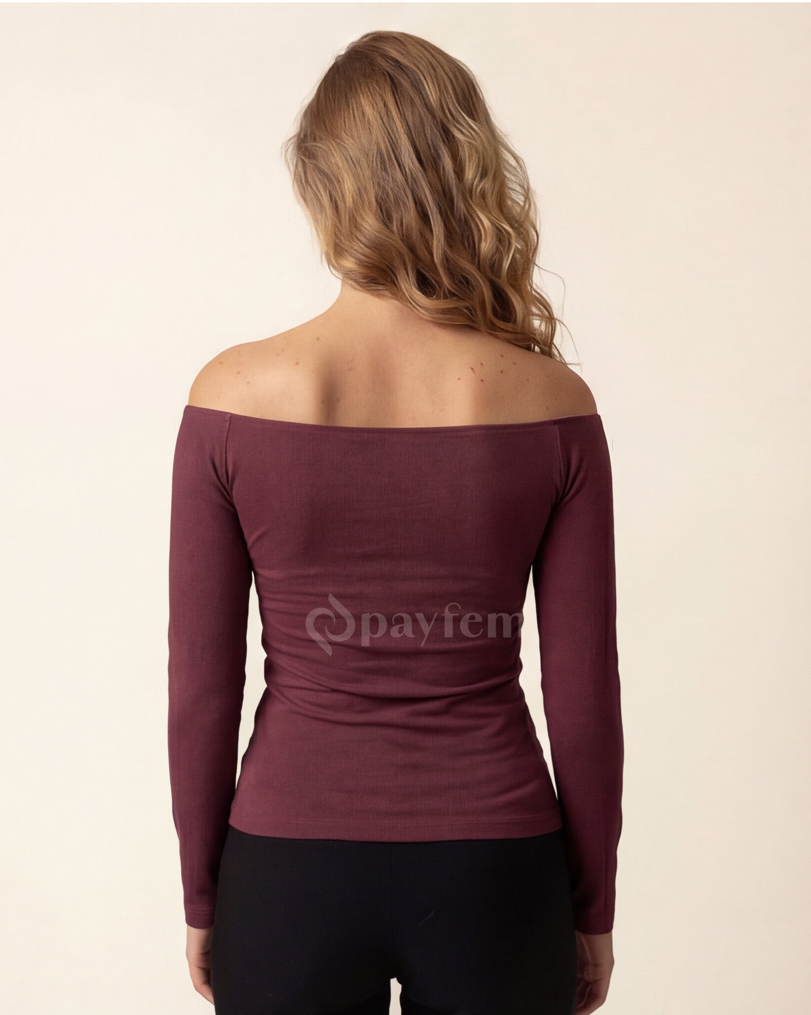 Bambu Bağlamalı Uzun Kollu Bluz