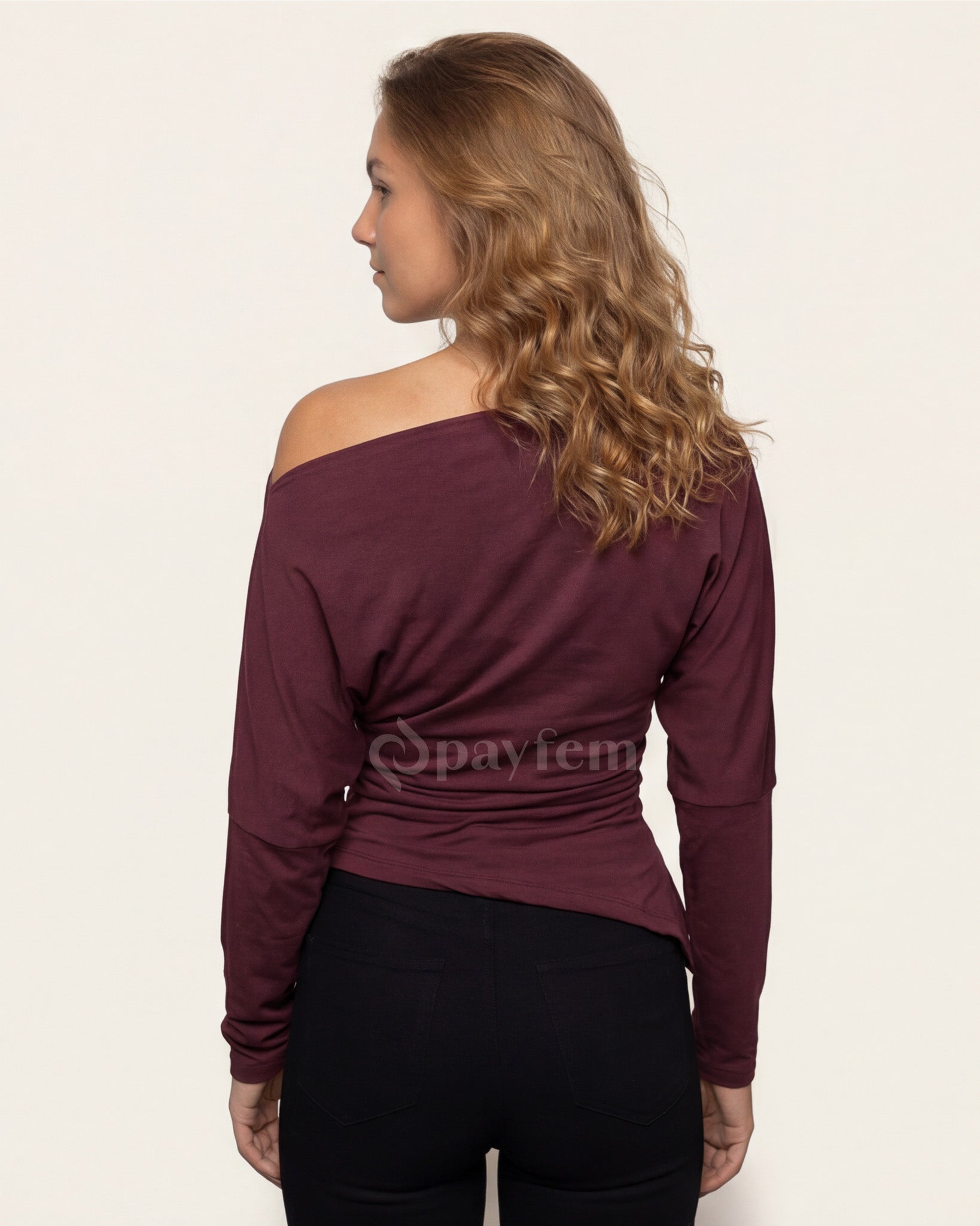 Bambu Açık Omuzlu Bluz